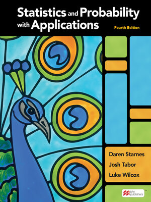 cover image of Statistics and Probability with Applications (High School)